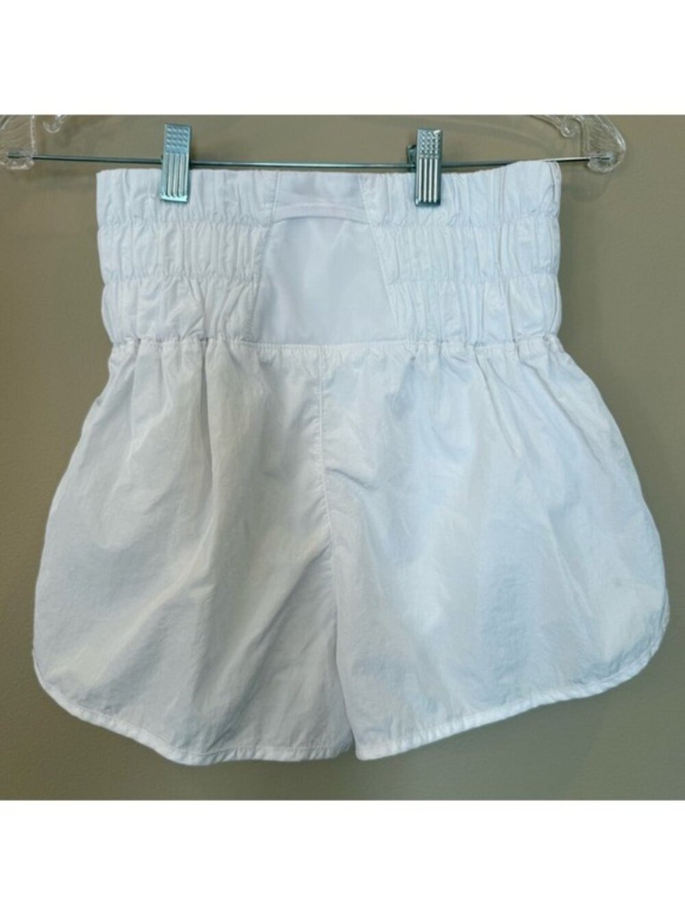 Free People FP Movement Shorts Womens Way Home White Size Small Mesh Inner Liner - Picture 3 of 9